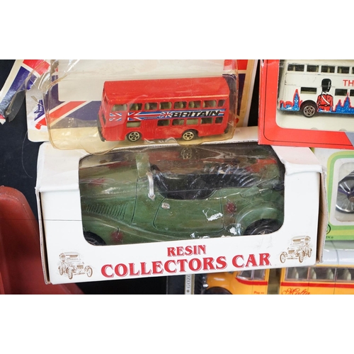 1137 - Over 45 Boxed diecast models to include 3 x ERTL Vintage Vehicles (1932 Ford Roadster, 1958 London T... 