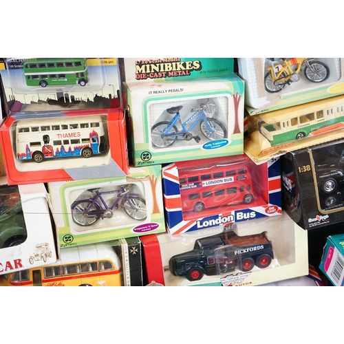 1137 - Over 45 Boxed diecast models to include 3 x ERTL Vintage Vehicles (1932 Ford Roadster, 1958 London T... 