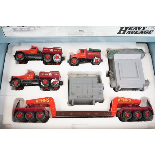 1139 - Boxed Corgi Heavy Haulage 31009 Wynns Diamond T Ballast (x2) 24 Wheel Girder Trailer with Boiler Loa... 