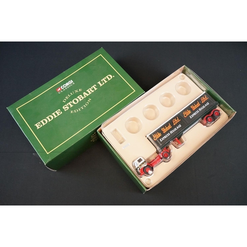 1140 - Three boxed Corgi Eddie Stobart diecast models to include 76901 30th Anniversary 1970-2000, Deluxe E... 