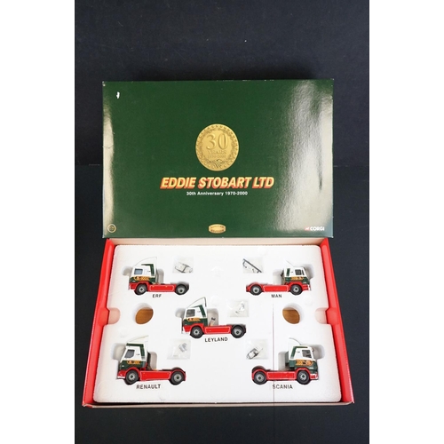 1140 - Three boxed Corgi Eddie Stobart diecast models to include 76901 30th Anniversary 1970-2000, Deluxe E... 