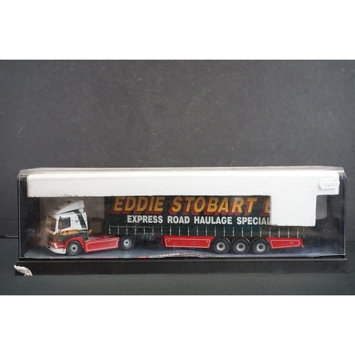 1141 - Four cased Corgi Modern Trucks diecast models to include 2 x 75402 Tate & Lyle Leyland DAF Curtainsi... 