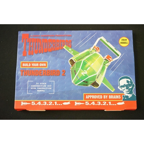 1144 - Collection of Thunderbirds diecast, model kits & figures to include 2 x boxed plastic model kits (Im... 