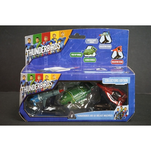 1144 - Collection of Thunderbirds diecast, model kits & figures to include 2 x boxed plastic model kits (Im... 