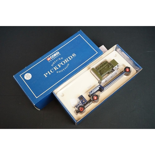 1150 - Three boxed Corgi Pickfords diecast models to include 55201 Diamond T Ballast (x2) with 24 Wheel Gir... 