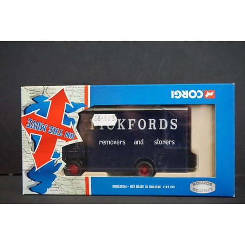 1154 - 12 Boxed Corgi diecast models to include 6 x Royal Mail, 2 x Cadbury, 2 x On The Move, 1 x Connoisse... 