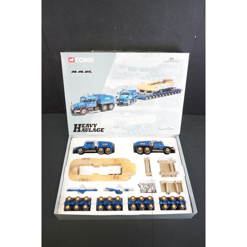 1156 - Two boxed Corgi ltd edn Heavy Haulage diecast models to include 31014 Sunter Brothers Guy Invincible... 