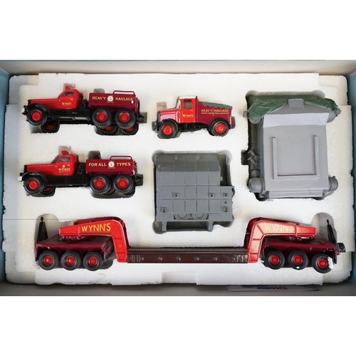 1157 - Boxed Corgi Heavy Haulage 31009 Wynns Diamond T Ballast (x2) 24 Wheel Girder Trailer with Boiler Loa... 