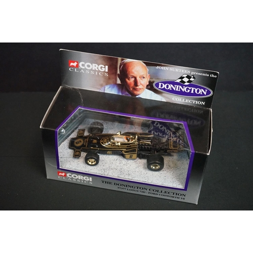 1159 - Six boxed Corgi Classic Donington Collection diecast models to include 97375 Shadow DN1, 97374 Surte... 