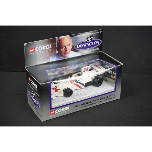 1159 - Six boxed Corgi Classic Donington Collection diecast models to include 97375 Shadow DN1, 97374 Surte... 