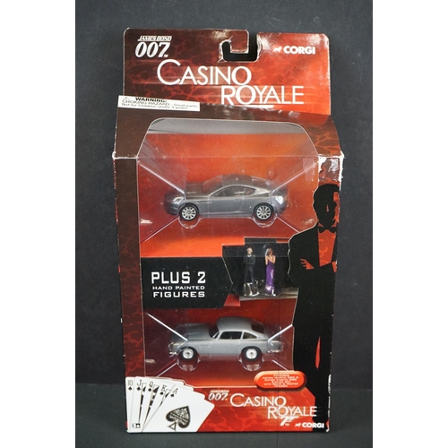 1160 - Six boxed Corgi James Bond diecast to include 2 x James Bond Collection (TY95903 Film Canister 4 Pie... 