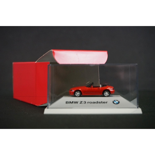 1163 - Three boxed Official BMW Z3 Roadster diecast models to include 1 x 1/18 UT Models, 1 x 1/43 Schuco &... 