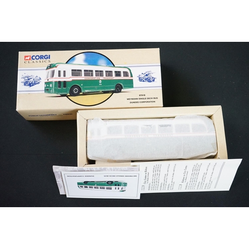 1169 - 16 Boxed Corgi Classics Public Transport diecast models to include 97821 Daimler 1/2, 97871 Karrier ... 