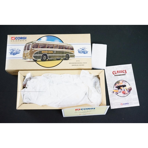 1169 - 16 Boxed Corgi Classics Public Transport diecast models to include 97821 Daimler 1/2, 97871 Karrier ... 