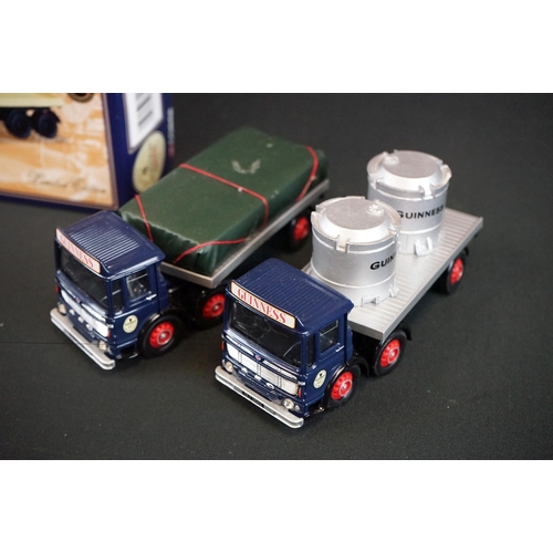 1170A - Seven boxed Corgi Guinness diecast models to include 3 x Past & Present (59565 Volvo Rigid Lorry & C... 