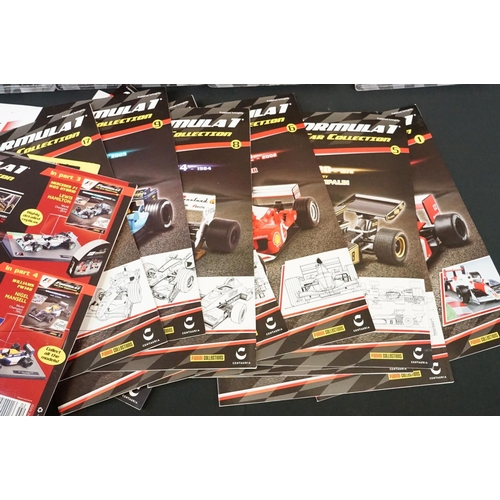 1171 - 15 Carded / cased Formula 1 The Car Collection by Panini with associated magazines