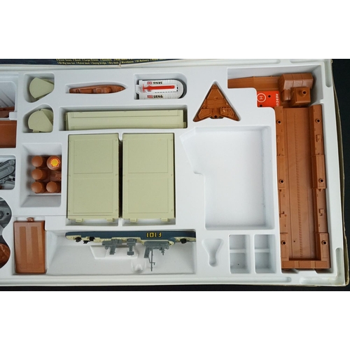 1171A - Two boxed Matchbox play sets to include Railway Goods Yard (appears complete) and Seakings Harbour P... 