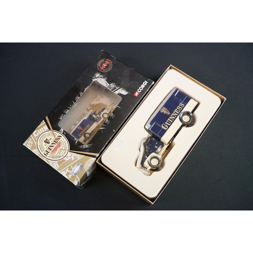 1172A - 13 Boxed Corgi ltd edn Guinness 1/50 diecast models to include 55801 Kenworth T925 with Semi Box Tra... 