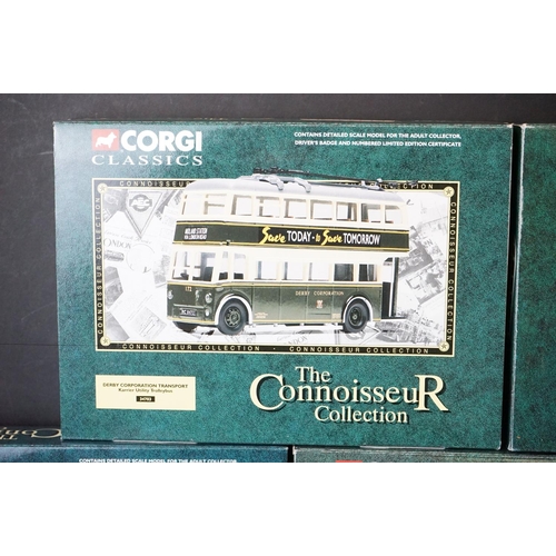 1176 - 14 Boxed Corgi The Connoisseur Collection diecast models to include 16102 Southdown, 35007 London Tr... 