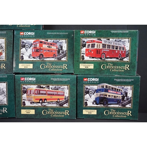 1176 - 14 Boxed Corgi The Connoisseur Collection diecast models to include 16102 Southdown, 35007 London Tr... 