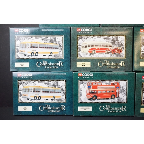 1176 - 14 Boxed Corgi The Connoisseur Collection diecast models to include 16102 Southdown, 35007 London Tr... 