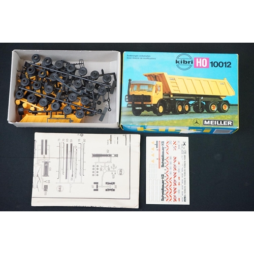 240 - Collection of raound 70 boxed Kibri HO gauge plastic model kits, all various lorries & commercia veh... 