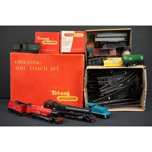 248 - Quantity of OO gauge model railway to include Hornby R759 Lord Westwood locomotive, Triang Princess ... 