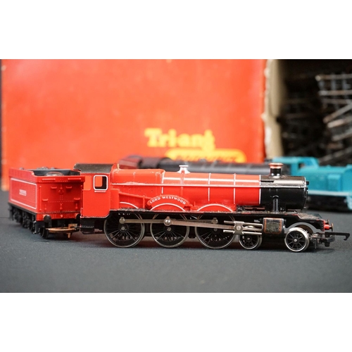 248 - Quantity of OO gauge model railway to include Hornby R759 Lord Westwood locomotive, Triang Princess ... 