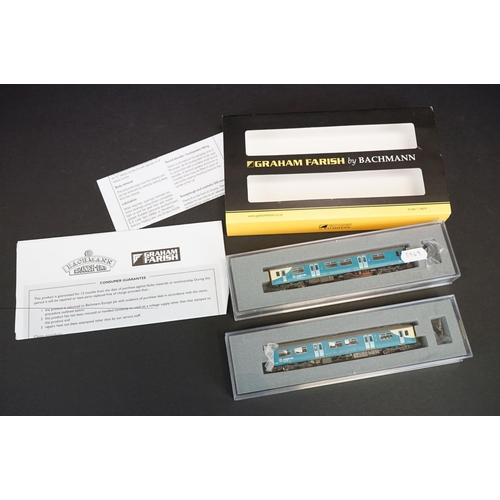 260 - Boxed / cased Graham Farish by Bachmann N gauge 371-327 Class 1502 Arriva Trains Wales Tremauaaivacy... 