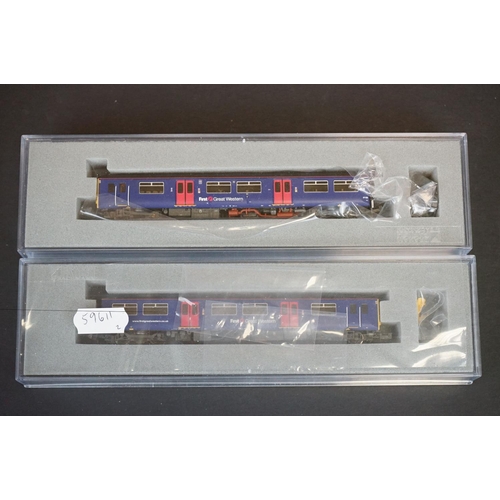 262 - Two cased / boxed N gauge Graham Farish by Bachmann 371-330 Class 150/1 Two Car DMU 1501128 First Gr... 