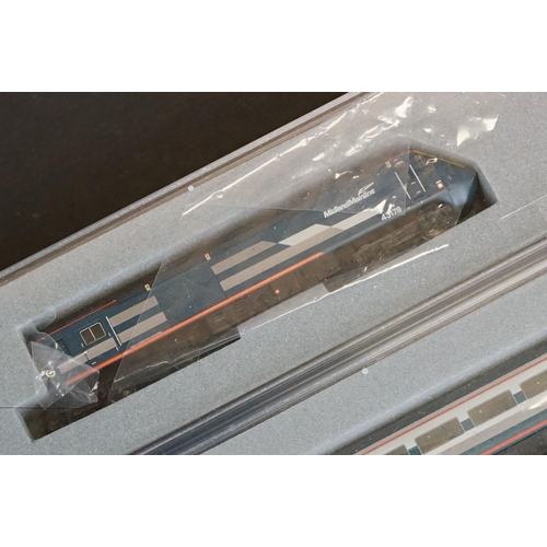 263 - Cased / boxed Graham Farish 371-475A HST 125 3 car set in Midland Mainline new livery set