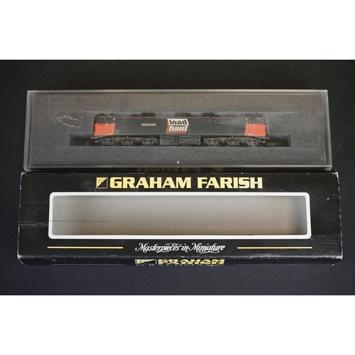 264 - Three boxed / cased Graham Farish locomotives to include 372-246 Class 47/7 47715 Haymarket Network ... 