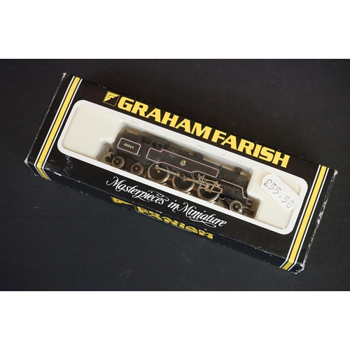 267 - Six boxed / cased Graham Farish N gauge locomotives to include 371-002 Class 08 Diesel Shunter 08933... 