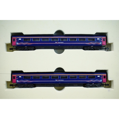 270 - Three boxed Dapol N gauge train packs to include ND-122E, ND-122F & 2D-019-002, all First Great West... 