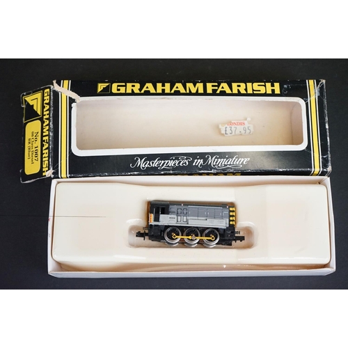 272 - Eight N gauge locomotives to include Bachmann 53052 Consolidation 2-8-0 & Tender, Grafar Virgin City... 