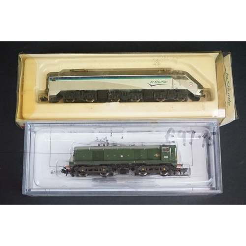 272 - Eight N gauge locomotives to include Bachmann 53052 Consolidation 2-8-0 & Tender, Grafar Virgin City... 