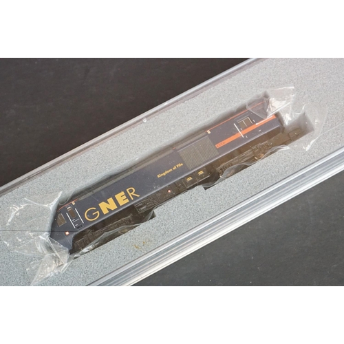 274 - Seven individually cased Graham Farish N gauge railcars and DMUs to include GNER York Minister, King... 