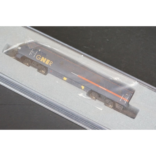 274 - Seven individually cased Graham Farish N gauge railcars and DMUs to include GNER York Minister, King... 