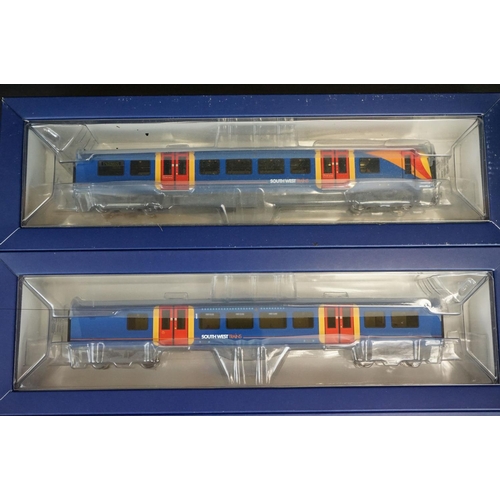 290 - Boxed Bachmann OO gauge 31-040 Class 450 Four Car EMU 450073 South West Trains 21 DCC