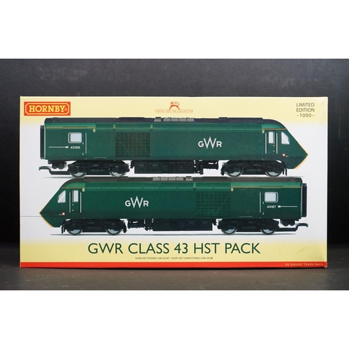 294 - Boxed ltd edn Hornby OO gauge R3510 GWR Class 43 HST Train Pack