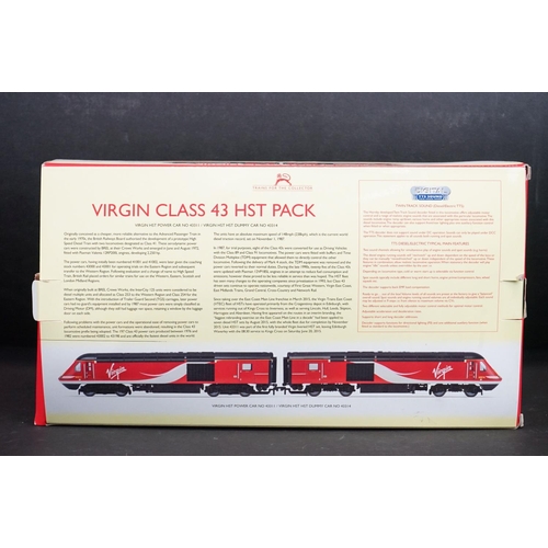 295 - Boxed Hornby OO gauge DCC Fitted R3390TTS Virgin Class 43 HST PacK