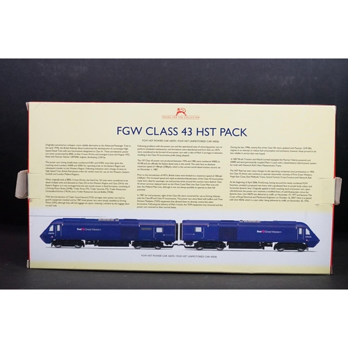 297 - Boxed Hornby OO gauge R3478 FGW Class 43 HST Train Pack, tear to box end flap