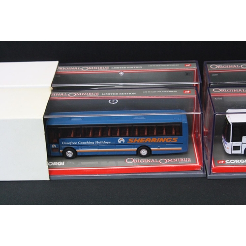 1272 - 13 Cased Corgi Original Omnibus 1:76 ltd edn diecast models in card sleeves to include 40303, 40202,... 