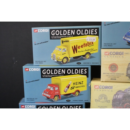 1273 - 19 Boxed Corgi Classics diecast models to include 7 x Golden Oldies (05602, 06501, 30302, 30301, 193... 