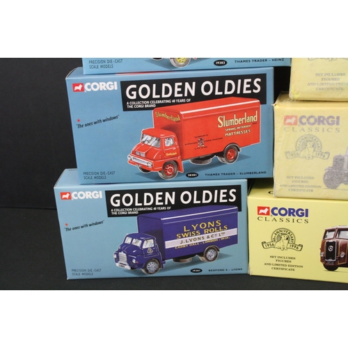 1273 - 19 Boxed Corgi Classics diecast models to include 7 x Golden Oldies (05602, 06501, 30302, 30301, 193... 