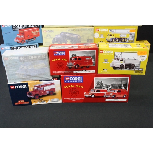 1273 - 19 Boxed Corgi Classics diecast models to include 7 x Golden Oldies (05602, 06501, 30302, 30301, 193... 