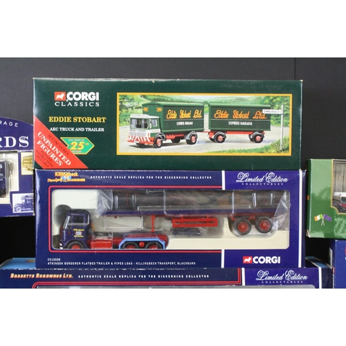 1275 - 13 Boxed Corgi Classics haulage related diecast models to include Bassetts Roadways CC12509, Killing... 