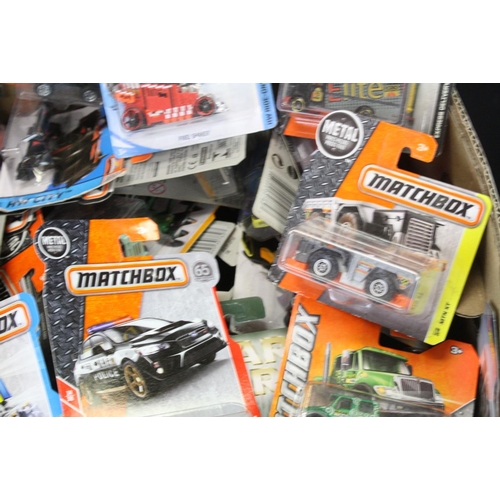 1276 - 110 Carded Matchbox diecast models featuring Hot Wheels, to include '51 Hudson Hornet, Star Wars, MB... 