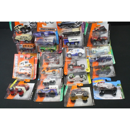 1276 - 110 Carded Matchbox diecast models featuring Hot Wheels, to include '51 Hudson Hornet, Star Wars, MB... 