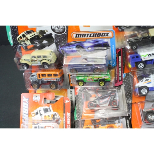 1276 - 110 Carded Matchbox diecast models featuring Hot Wheels, to include '51 Hudson Hornet, Star Wars, MB... 